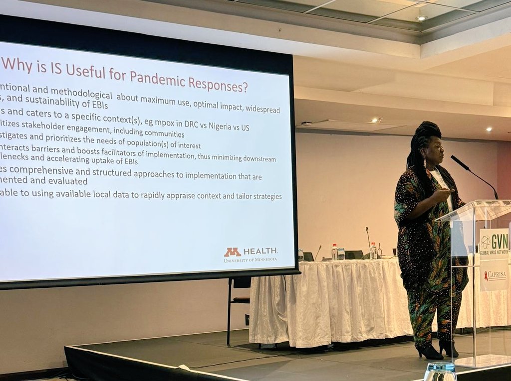 NASAdoc's tweet image. My turn! I was happy to bring some #impsci to @GlobalVirusNews with my talk "Implementation Science: Translating (Bench) Evidence into Rapid Action for Successful Pandemic Responses."