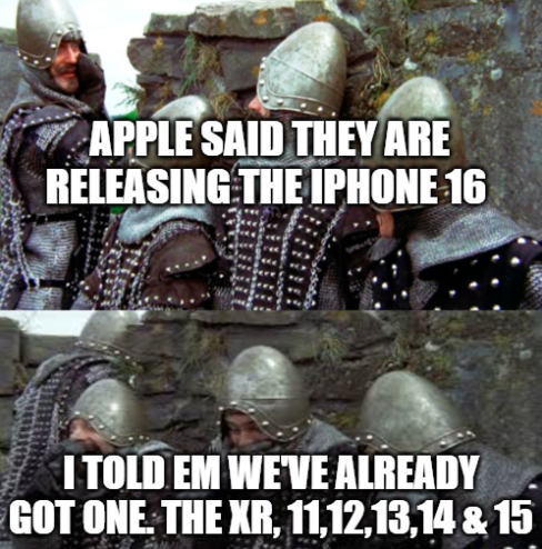 Saw #iPhone16ProMax #iPhone16Pro #iPhone16 are out...