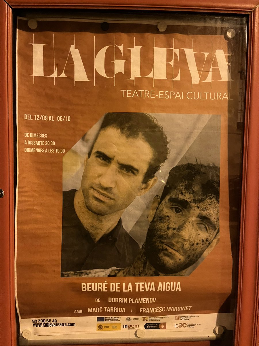 Guillem 🦋🏳️🌈 (@mahler_77) on Twitter photo Tornar a un text que ja em va fascinar. I amb dues escenes noves increibles. On dos grandiosos <a href="/marc_tarrida_/">Marc Tarrida Aribau</a> i <a href="/CescMarginet/">Francesc Marginet Sensada</a> el serveixen amb una perfecta complicitat. Deixant-nos sense alè! I reflexionant. Ompliu el <a href="/TeatreLaGleva/">La Gleva Teatre</a> Pocs cops veureu aquest desplegament actoral. Tornar a un text que ja em va fascinar. I amb dues escenes noves increibles. On dos grandiosos <a href="/marc_tarrida_/">Marc Tarrida Aribau</a> i <a href="/CescMarginet/">Francesc Marginet Sensada</a> el serveixen amb una perfecta complicitat. Deixant-nos sense alè! I reflexionant. Ompliu el <a href="/TeatreLaGleva/">La Gleva Teatre</a> Pocs cops veureu aquest desplegament actoral.