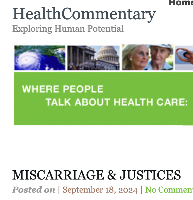 How many women miscarry in America each year? And did Justice Alito know?
lnkd.in/e7-7GNsS