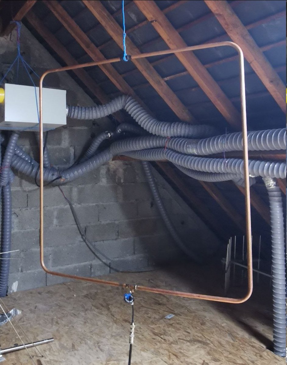 lambdaprog's tweet image. Crazy SNRs can be achieved with the copper scrap #YouLoop and the #airspy HF+.