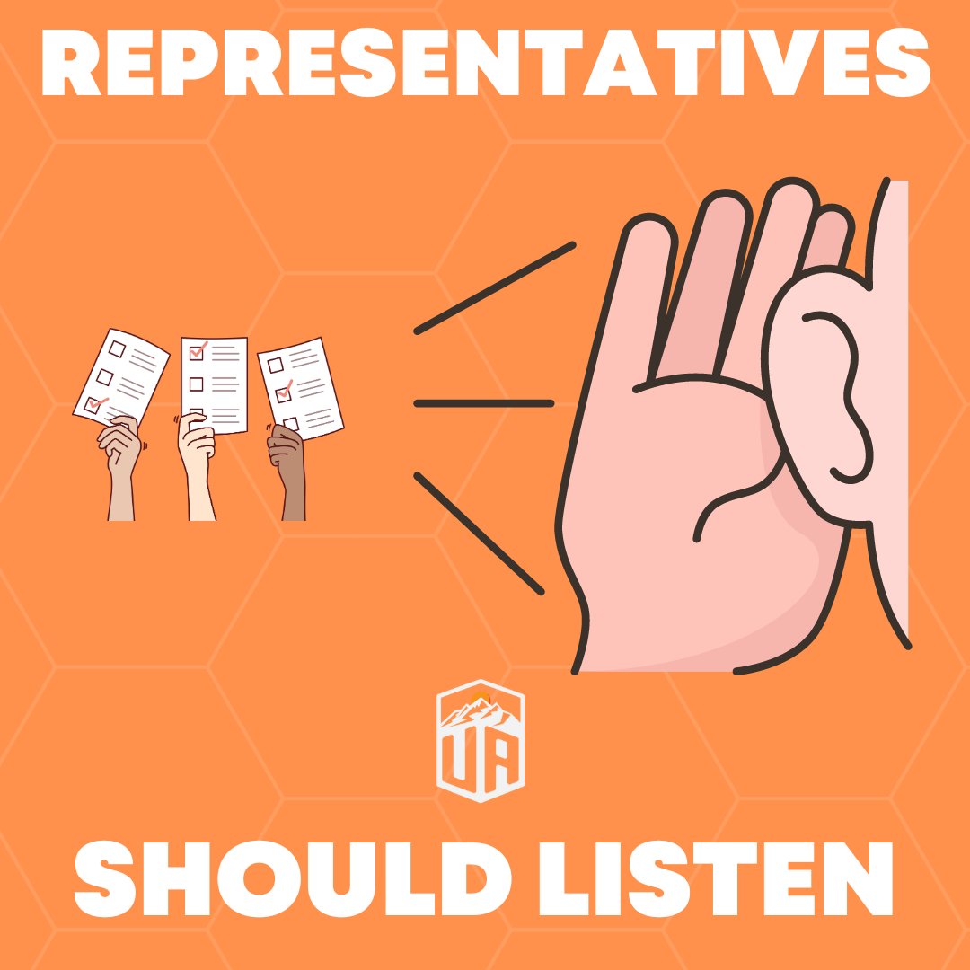 UtahApproves's tweet image. Utahns increasingly feel that our representatives aren't listening to them, with no consequence for not listening though, why would they? See how #ApprovalVoting solves this: utahapproves.org/faq