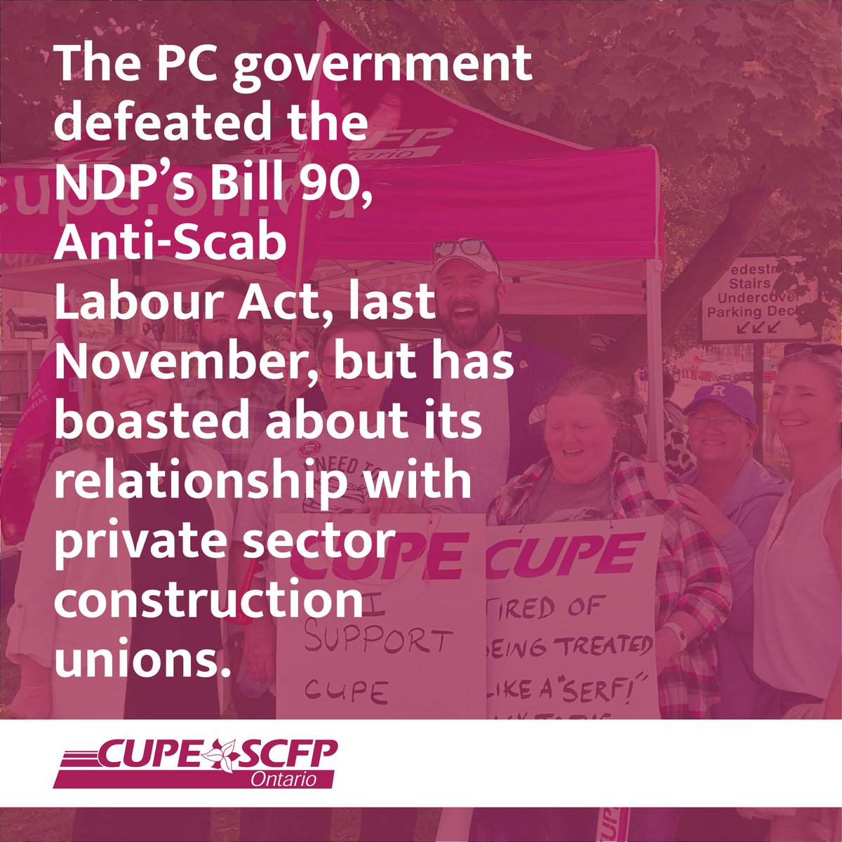 CUPE Ontario tweet media