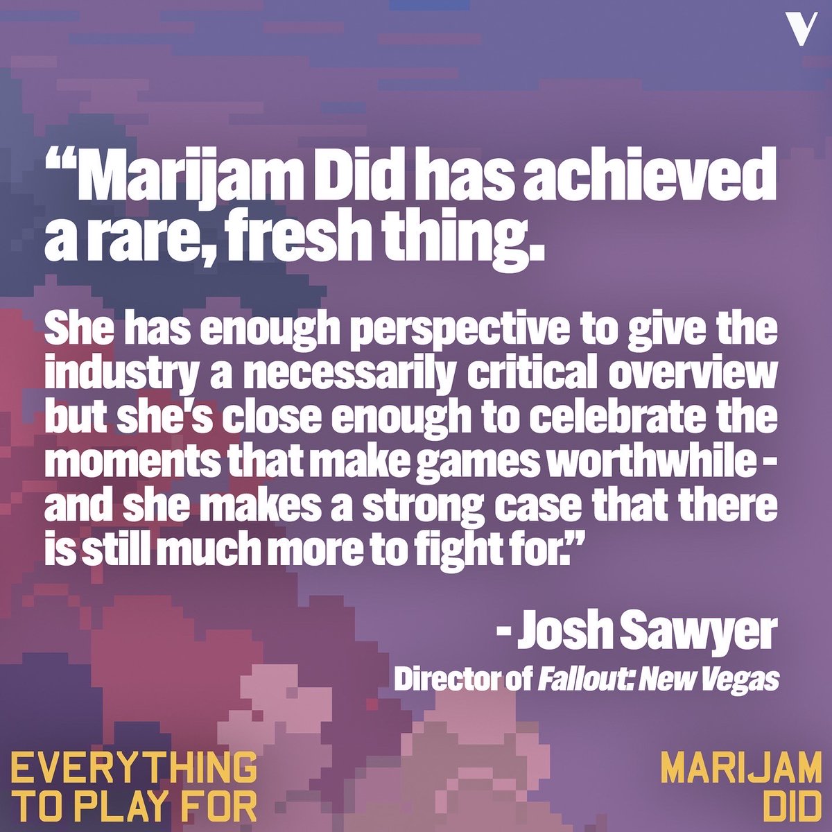 VersoBooks's tweet image. Can videogames achieve egalitarian goals instead of fueling hyper-materialist, reactionary agendas?