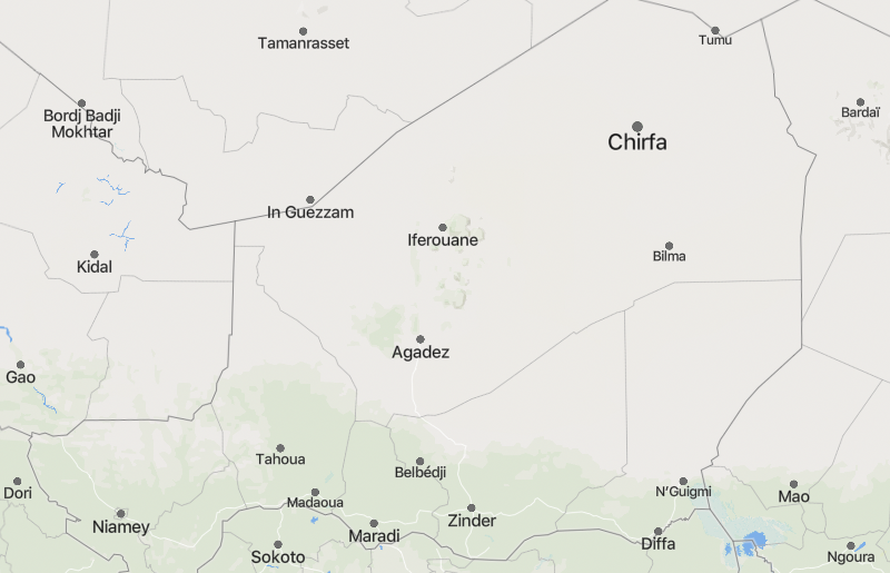 fabsenbln's tweet photo. #Niger🇳🇪 - A new rebel group claims responsibility for yesterday's attack on the FDS in #Chirfa, Djado. The MPLJ apparently consists of former FPL members (Sallah / pipeline sabotage). They claim to have killed 14 soldiers & 2 gendarmes, confirm loss of 2 of their own fighters. https://t.co/vKhnPQgoif