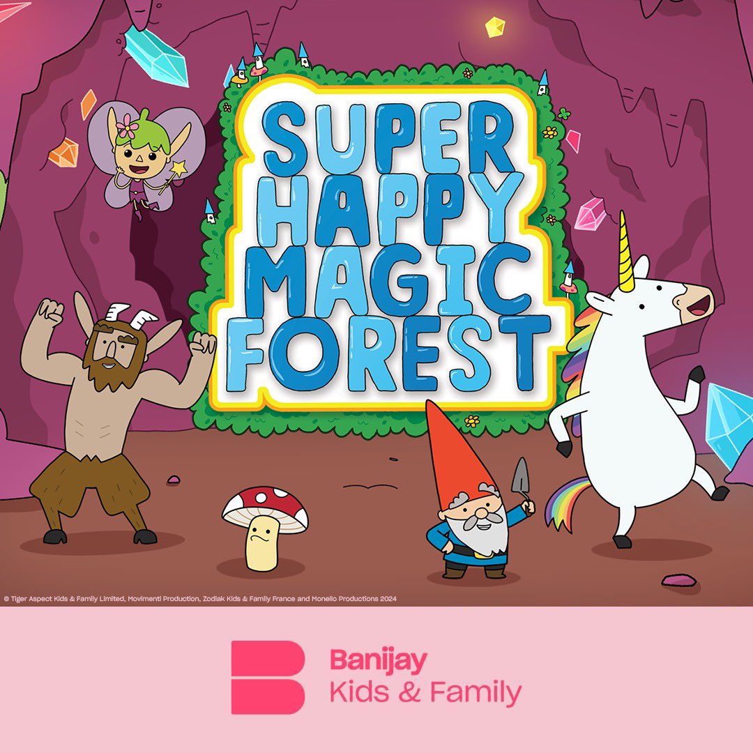 Let the frolicking begin! 🍄🧺🌲

We are excited to share that Judi Love and Julian Barratt will star in Super Happy Magic Forest, coming to <a href="/cbbc/">CBBC</a> and <a href="/BBCiPlayer/">BBC iPlayer</a> from 7th October 2024! 

Learn more about the series here 👉 bbc.co.uk/mediacentre/me…
 
<a href="/BanijayKids/">Banijay Kids & Family</a> #WeAreBanijay