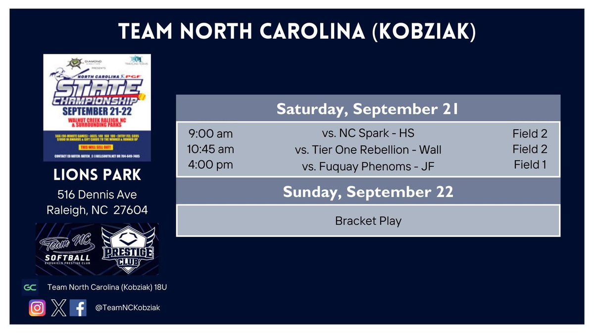 Super excited to get back on the dirt for the fall season. Come check us out in Raleigh this weekend!!