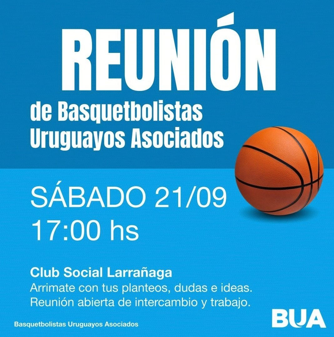 Reunión importante este sábado, 17 hs en Club Larrañaga. Invitamos a todos los jugadores y jugadoras que quieran conocer y aportar, a sumarse y participar.

Cae con tus compañeros/as de equipo.