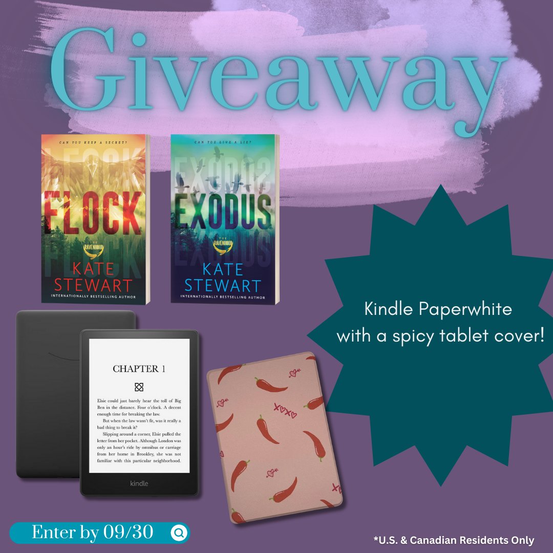 Kensington Books (@kensingtonbooks) on Twitter photo Want the chance to win copies of <a href="/authorklstewart/">Kate Stewart</a>'s FLOCK and EXODUS plus a Kindle?! Sign up for our newsletter to be entered! ow.ly/yvX850TpbtS Want the chance to win copies of <a href="/authorklstewart/">Kate Stewart</a>'s FLOCK and EXODUS plus a Kindle?! Sign up for our newsletter to be entered! ow.ly/yvX850TpbtS