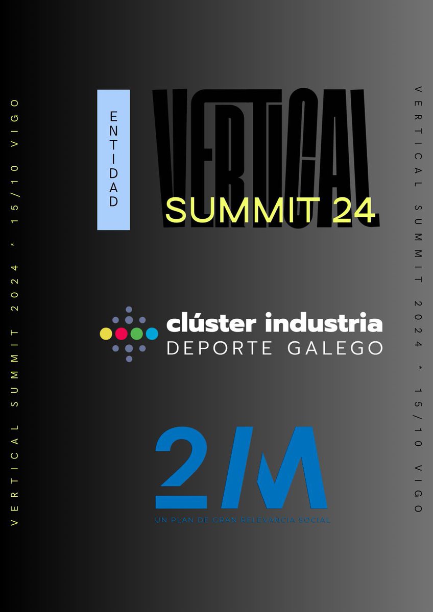 david_suarezma's tweet photo. Especial ilusión la presencia de @Cluster_deporte Galicia en #VerticalSummit Vigo.
Deporte, industria, talento, empresas.
15 octubre @Attica21Hotels https://t.co/FGEkhLwN1K