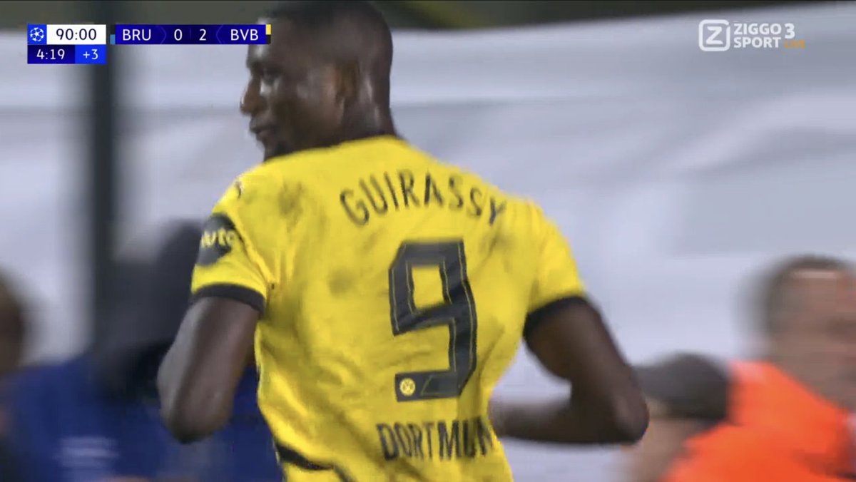 Omar_m0hamedd's tweet photo. Champions League 🏆
⚽ | Goal : GUIRASSY
🅰️ | Assist :
⏱️ | 90+5 MIN
🇧🇪 Club Brugge 0 — 3 Brossia Dortmund 🇩🇪
#UCL | #UCLFantasy | #ChampionsLeague | #BRUBVB https://t.co/0Ko5j5EaEO