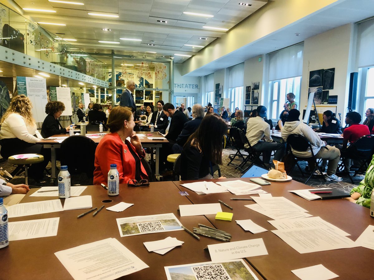 Ecological Society (@esa_org) on Twitter photo It was a full house at yesterday's Public Engagement Launch of the 1st National Nature Assessment! #NNA1
The message? <a href="/usgcrp/">U.S. Global Change Research Program</a> & NNA leadership want to hear from YOU🫵 What do you think of the zero-order draft? Read it & comment:
globalchange.gov/notices/public…
<a href="/JaneLubchenco/">Jane Lubchenco</a> @ConsLevin It was a full house at yesterday's Public Engagement Launch of the 1st National Nature Assessment! #NNA1
The message? <a href="/usgcrp/">U.S. Global Change Research Program</a> & NNA leadership want to hear from YOU🫵 What do you think of the zero-order draft? Read it & comment:
globalchange.gov/notices/public…
<a href="/JaneLubchenco/">Jane Lubchenco</a> @ConsLevin