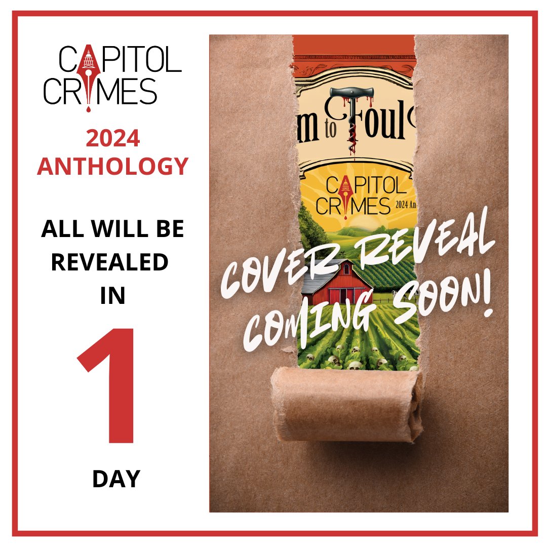 Cover reveal coming tomorrow!! In the meantime, check out information about advertising in the 2024 Capitol Crimes Anthology at capitolcrimes.org/page-18213

#anthology