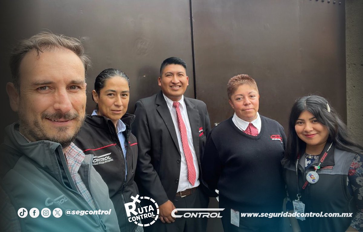 segcontrol's tweet image. 🚨En Control seguimos en las #RutasControl visitando diferentes servicios en  la zona norte, en compañía del Director de C. O. y Comunicación, la Coordinadora de Cultura Organizacional y la Gerente de zona. ¡Gracias por ser parte de la Familia Control.

#Guardia #SeguridadControl