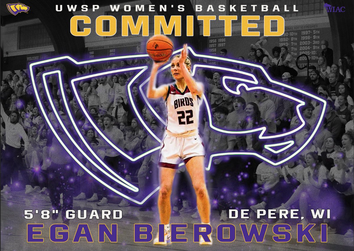Egan Bierowski (@eganbierowski) on Twitter photo I am excited to share that I will be continuing my basketball journey at <a href="/UWSPWBB/">UWSP W Basketball</a>! Thank you to my parents, coaches and teammates for always supporting me! Thank you <a href="/CoachHockett/">Matt Hockett</a>, <a href="/CoachEv_/">Ev Parsons</a>, and <a href="/coachbwills/">Bruce Williams</a> for this opportunity! Go Dogs 💜💛 I am excited to share that I will be continuing my basketball journey at <a href="/UWSPWBB/">UWSP W Basketball</a>! Thank you to my parents, coaches and teammates for always supporting me! Thank you <a href="/CoachHockett/">Matt Hockett</a>, <a href="/CoachEv_/">Ev Parsons</a>, and <a href="/coachbwills/">Bruce Williams</a> for this opportunity! Go Dogs 💜💛