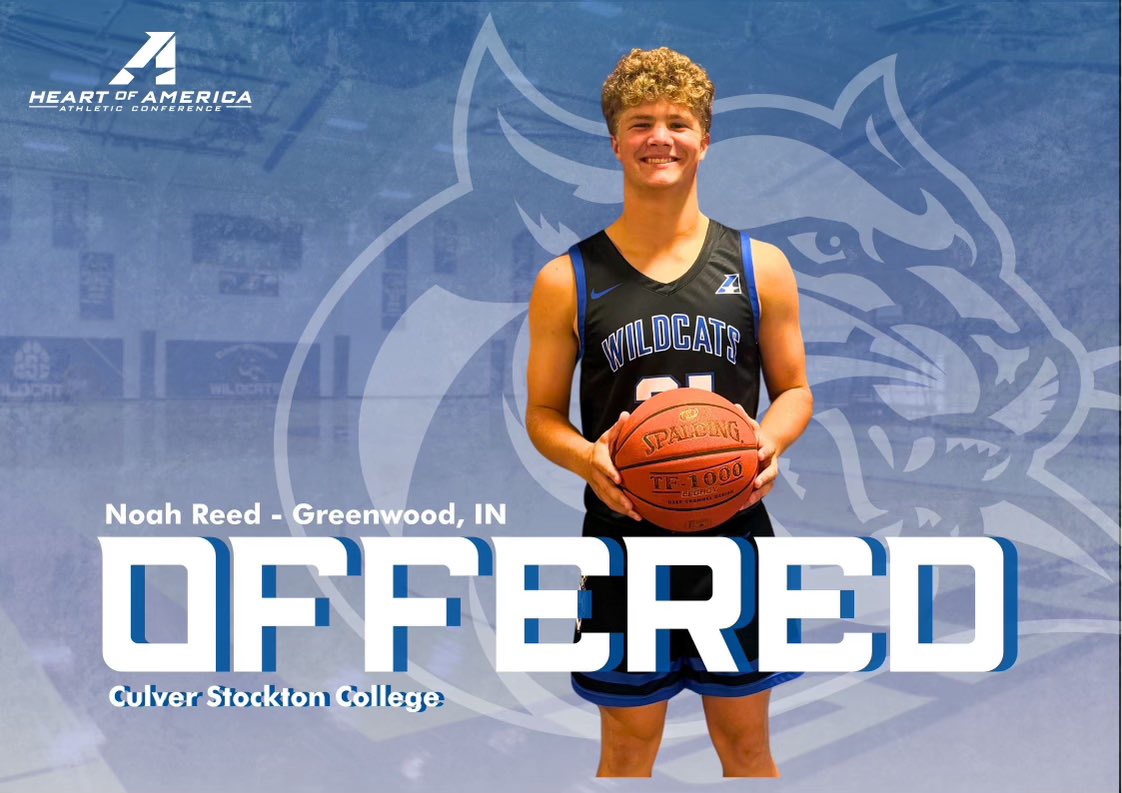 NoahReed21 (@nreed2025) on Twitter photo After a great day on campus at Culver-Stockton I am blessed to receive my first offer to play collegiate basketball. Thank you to <a href="/coach_DJ_06/">DJ Hobbs</a> and <a href="/ConnerWittmer/">Conner Wittmer</a> for having me on campus and for this opportunity.
<a href="/CSCWildcatsMBB/">Culver-Stockton Men’s Basketball</a>
<a href="/gcacougarsmbb/">GCA Boy's Basketball</a> After a great day on campus at Culver-Stockton I am blessed to receive my first offer to play collegiate basketball. Thank you to <a href="/coach_DJ_06/">DJ Hobbs</a> and <a href="/ConnerWittmer/">Conner Wittmer</a> for having me on campus and for this opportunity.
<a href="/CSCWildcatsMBB/">Culver-Stockton Men’s Basketball</a>
<a href="/gcacougarsmbb/">GCA Boy's Basketball</a>