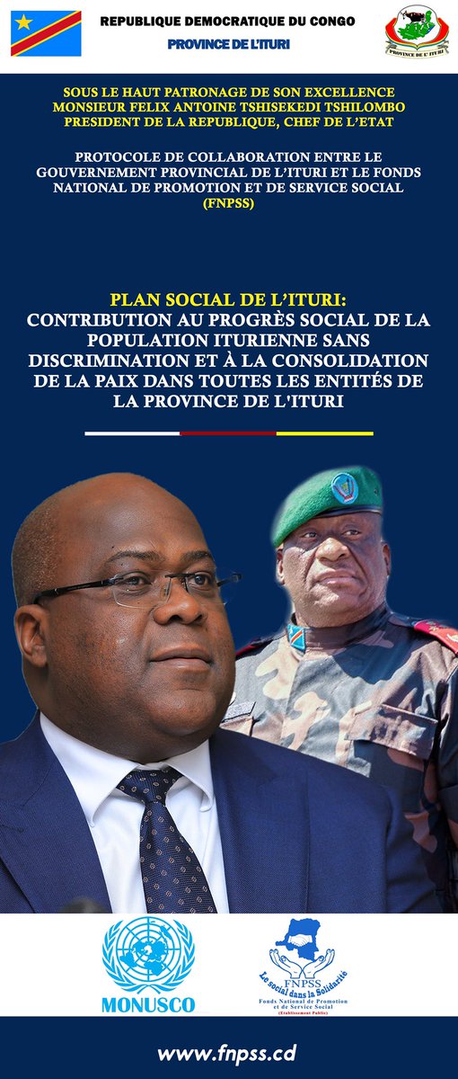 alice_mirimo's tweet photo. Bravo 👏🏾👏🏾 les oeuvres qui parlent. 👍🏾👍🏾

La révolution sociale en marche sous le leadership éclairé et majestueux de son Excellence Félix Antoine TSHISEKEDI TSHILOMBO, Président de la République, Chef de l’Etat.

Le social dans la solidarité. 

Me Alice MIRIMO KABETSI 
ADG FNPSS

@TinaSalama2 @Presidence_RDC 
@Sharufa_