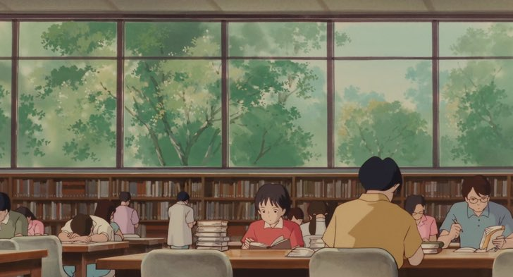 TheCinesthetic's tweet photo. whisper of the heart (1995) https://t.co/macyQRtibK