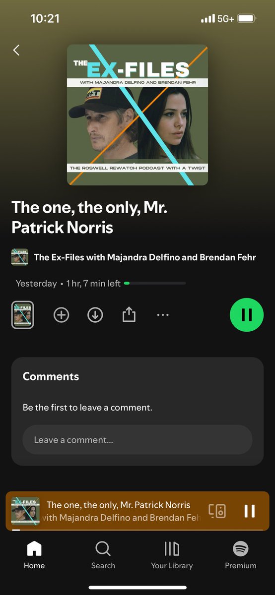 Brendan Fehr (@unrealfehr) on Twitter photo <a href="/MajandraD/">Majandra Delfino</a> and mine’s new podcast #TheExFiles, a #Roswell rewatch now available on Apple and Spotify. <a href="/MajandraD/">Majandra Delfino</a> and mine’s new podcast #TheExFiles, a #Roswell rewatch now available on Apple and Spotify.