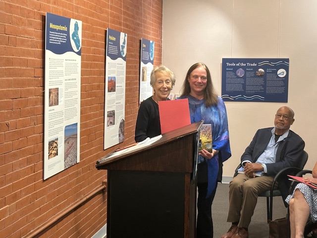 I was delighted to give Susan Lynn Meyer the Julie Ward Howe Notable Award for Younger Readers at the Boston Authors Club. Congratulations, Susan! #kidlit