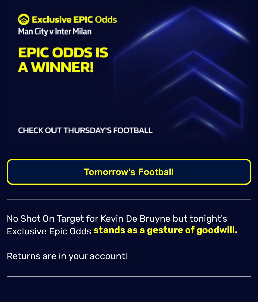 GeoffG1989's tweet photo. Classy from @WilliamHill, shocking from @SkyBet. This is how you deal with a situation like this. Deleting a tweet and scamming your customers is terrible. @AndyRobsonTips @FootyAccums @TPbets_ @Bets_Mo @TheCardDealer @TheShotTrader @thecardstipster #boycottskybet https://t.co/YNOAKNDLv0
