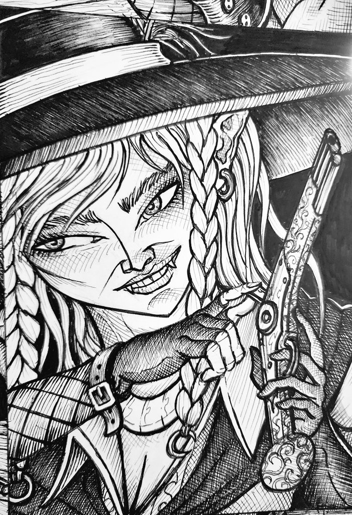 Reloading them pistols.
#drawing #electrostein #graphicnovel #indiecomics #illustrator #pirate #illustrator #comicbooks #artistontwitter