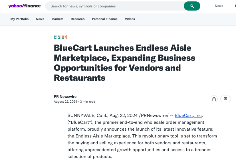BlueCart tweet media