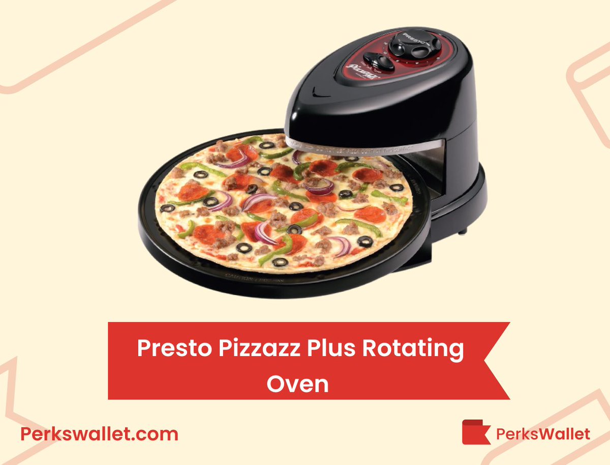 PerksWallet's tweet photo. ๐ข Stop Scrolling: The Presto Pizzazz Plus Rotating Oven is now only $49.99 (44% off) on Amazon!
- #1 Best Seller in Countertop Pizza Ovens!
๐ Get yours here: https://t.co/HDfmvK34Fk
#PerksWallet #AmazonDeals #PizzaOven #Savings #HomeCooking #Pizza https://t.co/VAwjV1jd36