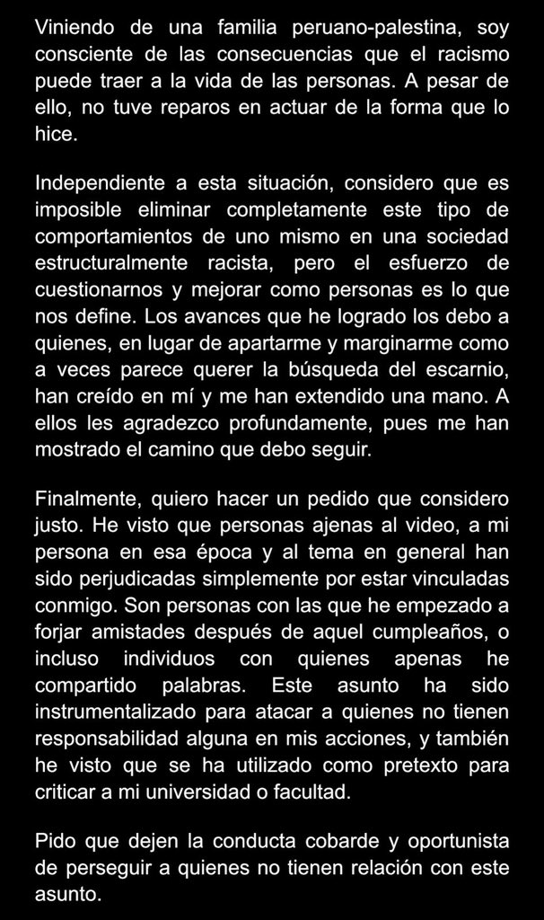 InjoqueDaniel's tweet photo. Declaraciones oficiales de Daniel Injoque Zugbi https://t.co/cEZaHRnHTm
