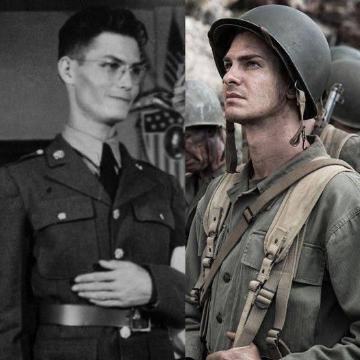 kot_sak6's tweet image. 映画ハクソー・リッジ
御本人のデズモンド・トーマス・ドス
演じた俳優の
アンドリュー・ガーフィールド
#Hacksaw Ridge