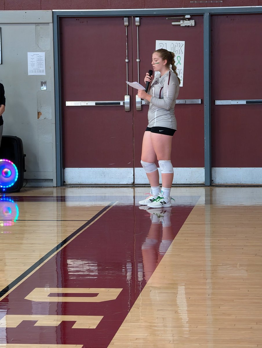 DedhamAthletics's tweet image. This is Volleyball's Mental Health Awareness Game. 

#ActiveMinds
#KyleCares