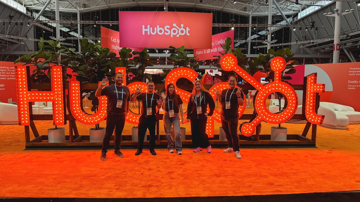 ExplainlyLLC's tweet image. Day 1 and Done at Hubspot Inbound 2024! ✔️🧡🎬 @inbound
Thanks to everyone who stopped by but we are still here until Friday! So make sure to swing by booth #4 and say hi!
#Explainly #HubspotInbound #Inbound2024 #ExplainerVideo #Animation #MotionGraphics #Video #VideoProduction