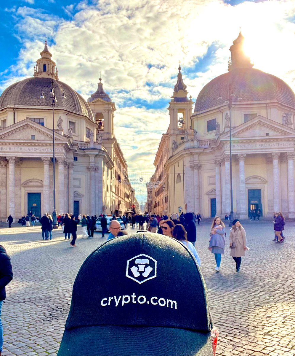 cryptocom's tweet image. Do all crypto roads lead to Rome?
📷 : @misterdoc137