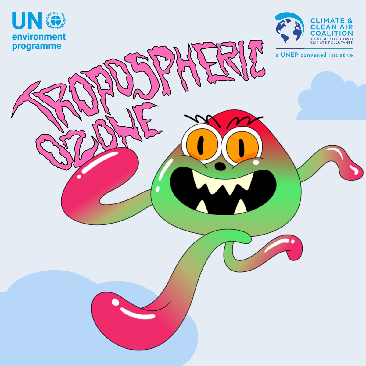 Only in the atmosphere for hours to weeks, Tropospheric Ozone does tremendous damage in that time. Humans, plants, the climate — nothing is safe. Learn what the CCAC are doing to curb it. unep.org/interactives/s…