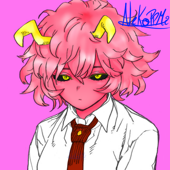 nekoppmi's tweet image. Segunda práctica de coloreado con los sketches de Horikoshi. Intenté ponerle más esfuerzo en la piel esta vez :D (Me olvidé como hice el pelo en el anterior y tuve que volver a ver el tutorial jsjs)

#mha #minaashido #colorpractice #horikoshi