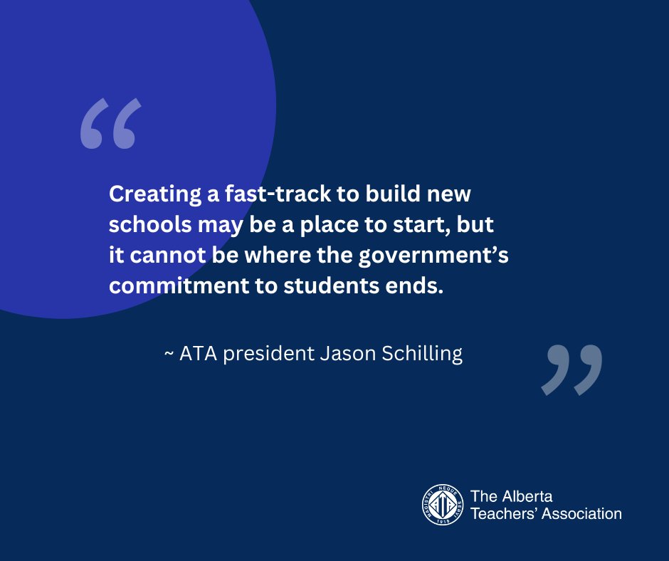 The government’s promise of building new schools is needed, however it does not address the classroom conditions students and teachers are dealing with today.

Read our full response to the government’s announcement at bit.ly/4gybzKu.