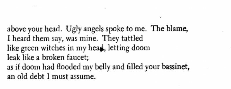 Kevf_'s tweet photo. Ugly angels spoke to me. The blame, I heard them say, was mine. -Anne Sexton https://t.co/aBA5h3prRT