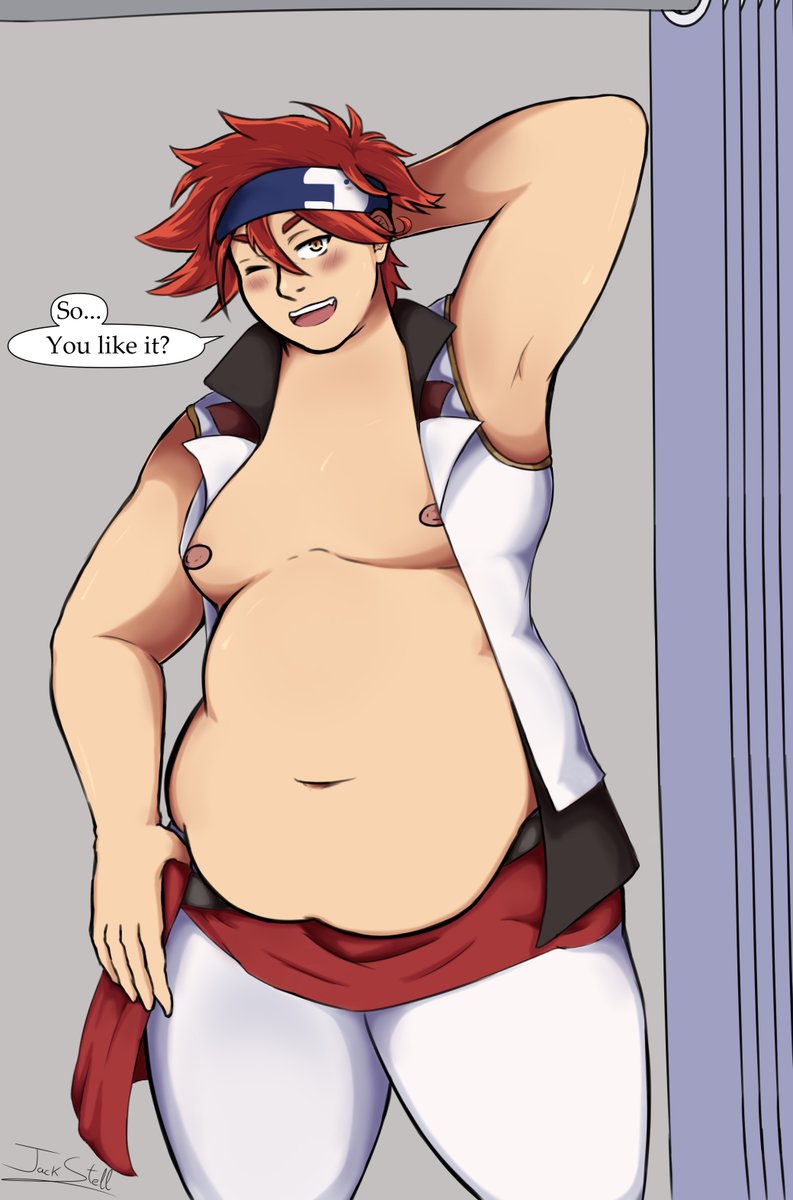 Jackstell8's tweet photo. Seems like Reki is quite eager to see how Langa thinks he looks in the new matching S outfits Adam prepared for them! It definitely shows his soft and cuddly assets! ^^
A birthday gift for my bf. Happy birthday @Fire10744512! https://t.co/zA9wtLCns9