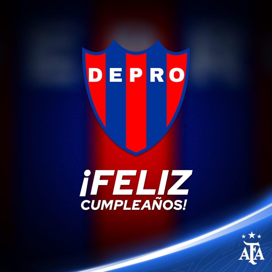 La Asociación del Fútbol Argentino celebra el 52º aniversario de la fundación de Defensores de Pronunciamiento (<a href="/ClubDePro/">Club Depro</a>) ¡A celebrar!