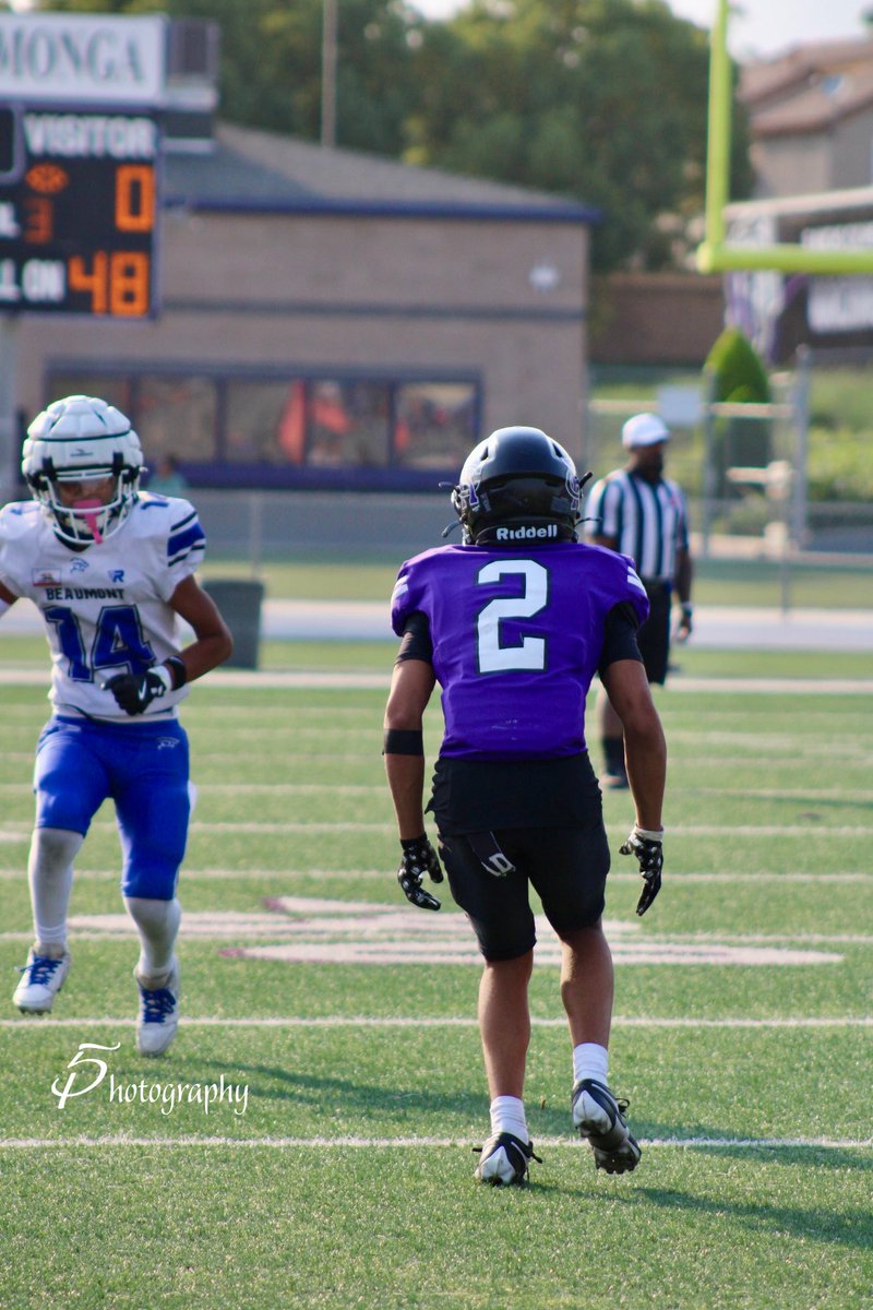JaydenHilliard5's tweet photo. Week 4 photo dump vs Beaumont #DBU #Locked #NoFlightZone #Classof28 @RCHSCougarsFB #WeAreRancho #RideWithRancho https://t.co/xjg6YUqBLW