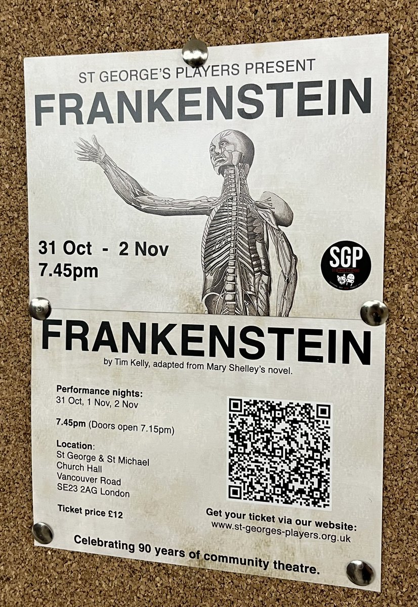 Stephen Gaskell (@gaskellsteve) on Twitter photo “How could you “create” another human being?” How indeed! Find out in <a href="/StGsPlayers/">St George's Players</a> retelling of #Frankenstein this #Halloween 745pm 31Oct, 1&2 Nov Tickets st-georges-players.org.uk/tickets-on-sal… #amdram #theatre <a href="/amateurstage/">Amateur Stage</a> <a href="/DramaGroups/">Drama Groups</a> <a href="/amdramcommunity/">Amdram Community</a> <a href="/se23ldn/">@Se23ldn💙</a> <a href="/catford_se6/">Catford SE6</a> “How could you “create” another human being?” How indeed! Find out in <a href="/StGsPlayers/">St George's Players</a> retelling of #Frankenstein this #Halloween 745pm 31Oct, 1&2 Nov Tickets st-georges-players.org.uk/tickets-on-sal… #amdram #theatre <a href="/amateurstage/">Amateur Stage</a> <a href="/DramaGroups/">Drama Groups</a> <a href="/amdramcommunity/">Amdram Community</a> <a href="/se23ldn/">@Se23ldn💙</a> <a href="/catford_se6/">Catford SE6</a>