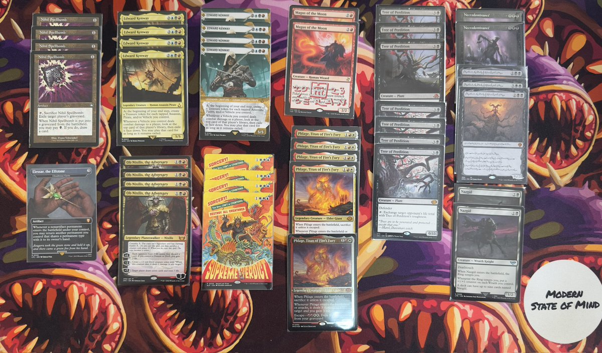 Cardboard sale #mtgbuysell 
Worldwide shipping. Prices DM.

Trato en mano este sábado en Madrid, Pachanga Tournament, Arcanis Infinity… y también envío. 

Sorteo un sobre de MH3 entre los que hagan RT el lunes 23 en el podcast! 

Cualquier cosa preguntad!