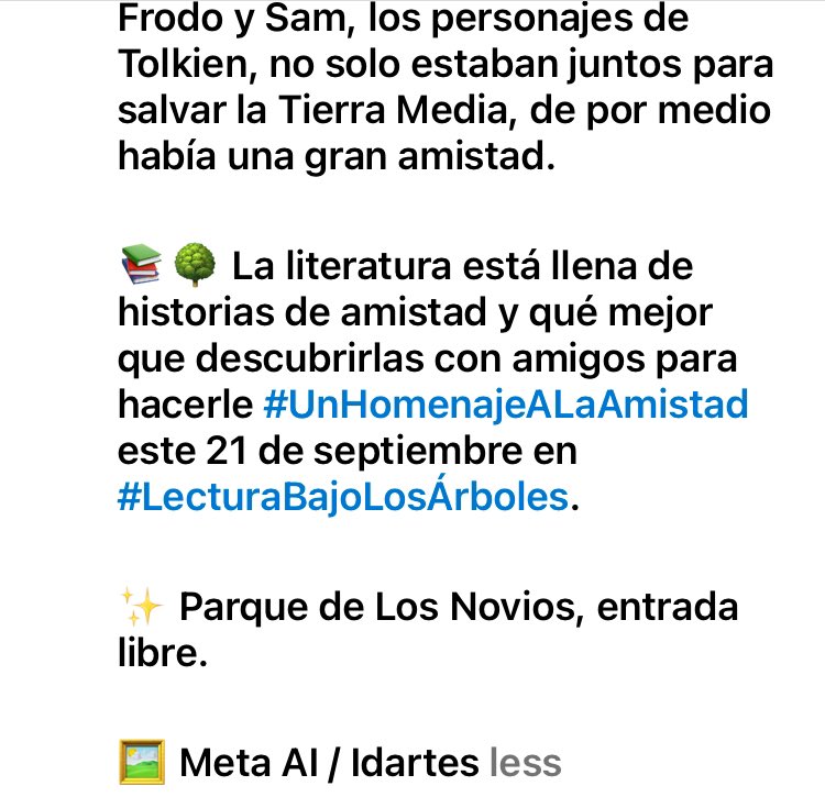 Preocupa que <a href="/idartes/">Idartes</a> —aliada del trabajo de dibujantes e historietistas— no destaque el trabajo de creadores locales y prefiera usar gráficas de IA generativa para promover sus eventos.

¿Es una instrucción oficial de comunicaciones en el distrito? <a href="/santitrujillo8/">Santiago Trujillo</a> <a href="/Mariacparias/">Maria Claudia Parias</a>