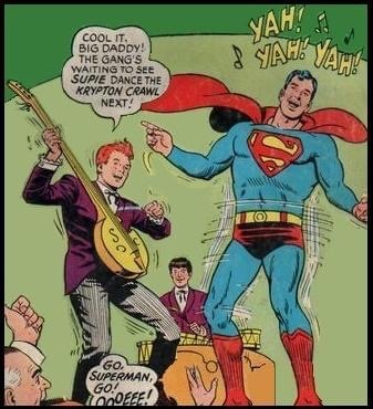 HeardAndrew's tweet image. Kryptonians are obviously musical.

#Superman #krypton #dccomics #comics #comicbook #funny #funnycomics #music #musical