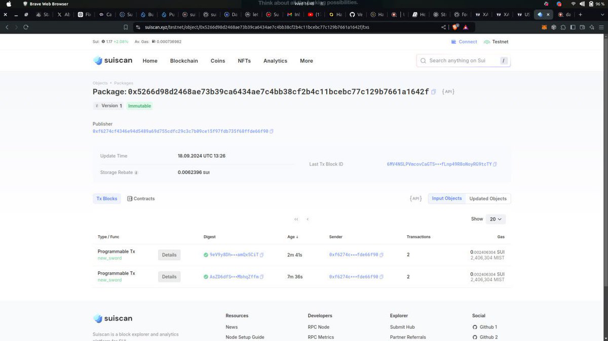dannyclassi_c's tweet image. Day 3 🤩

Did a lot today:
- Wrote a smart contract(package) on sui move 
- Deployed/Published the package to sui testnet
- Try looking for a workaround on onboarding users via their sui wallet 

SC : suiscan.xyz/testnet/object…

#100daysofcoding