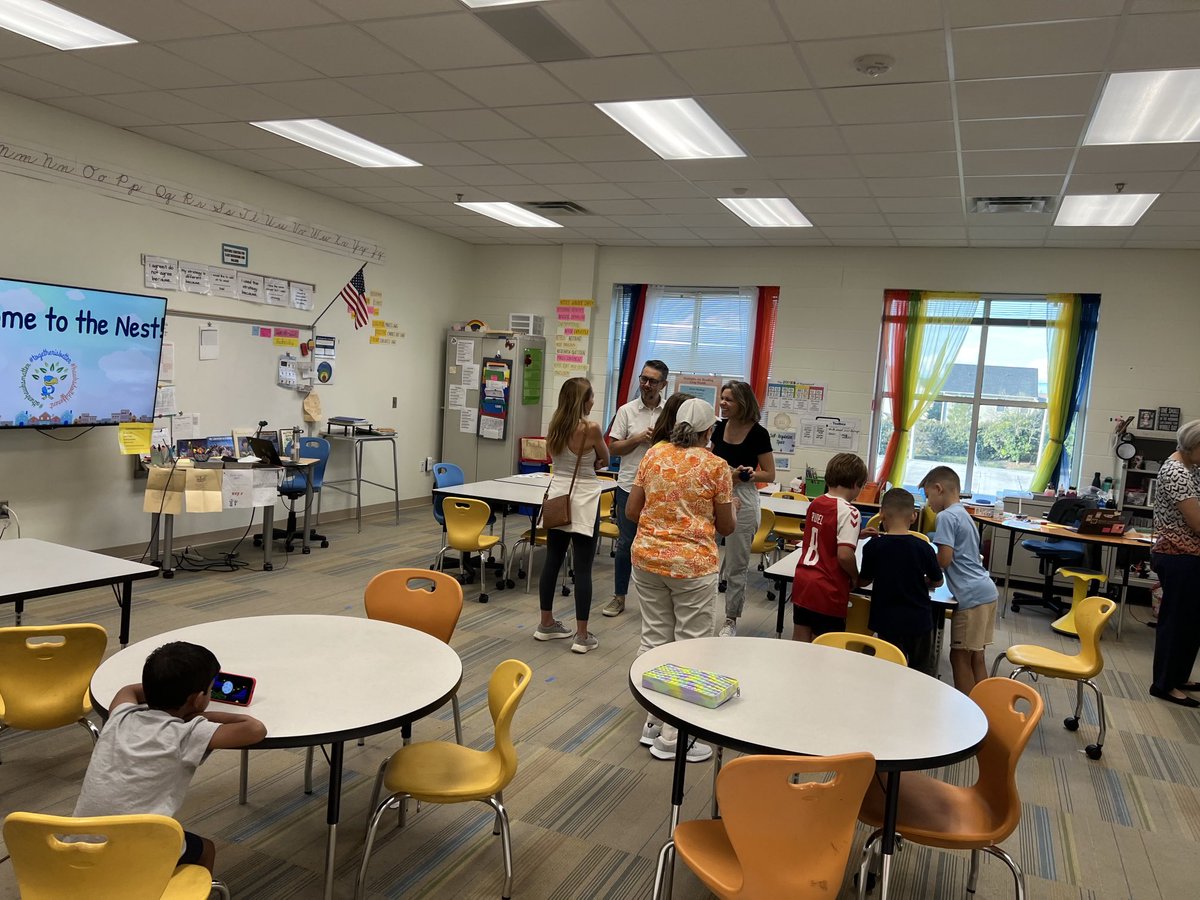 ⁦<a href="/HortonsCreekES/">Hortons Creek ES</a>⁩ third grade “Welcome to the Nest” event was a success!! Happy to see all my families tonight! Thanks for attending! Your kids are adorable! ❤️ #togetherisbetter #otherhawksmatter ⁦<a href="/NorthwestWCPSS/">WCPSS Northwestern</a>⁩
