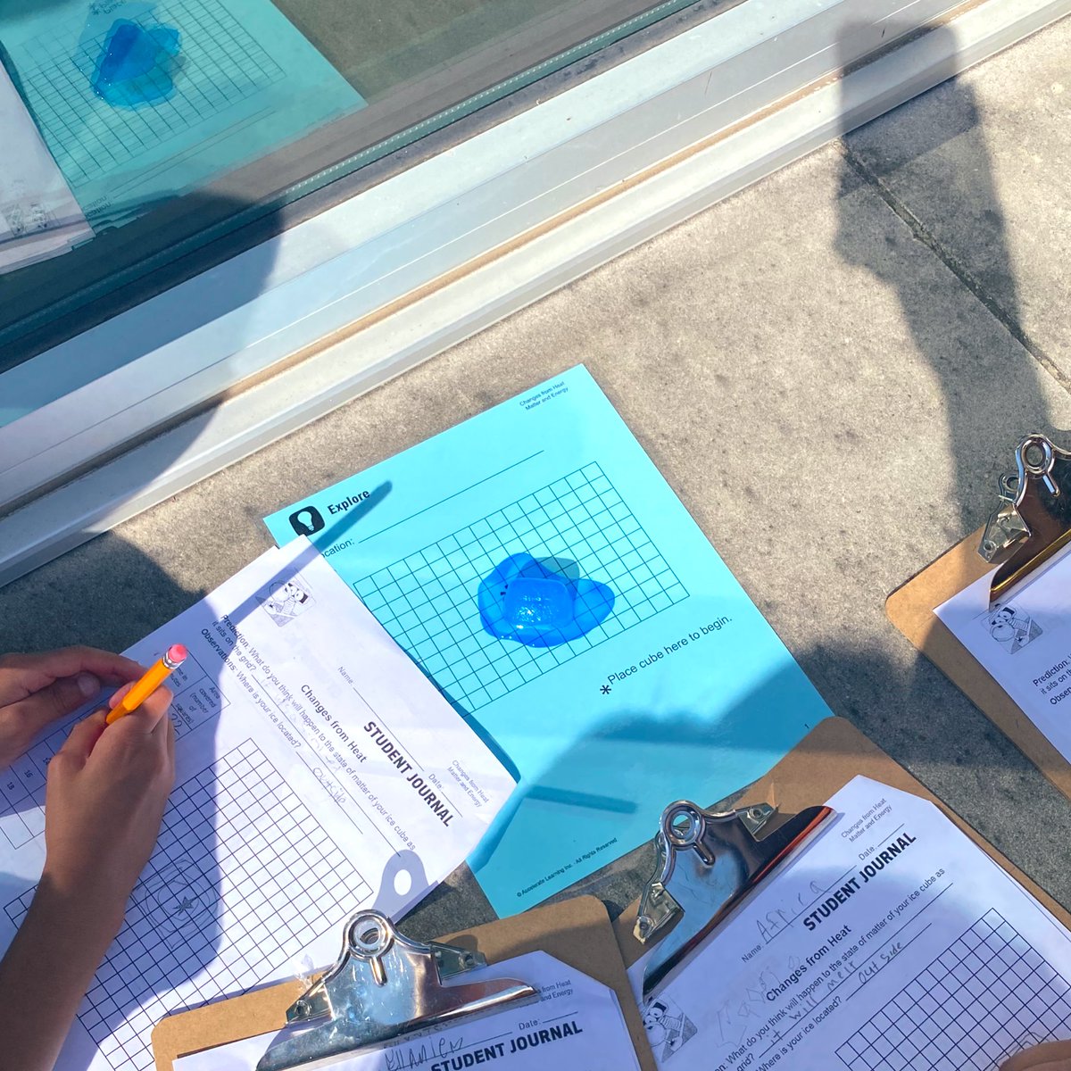 This week in science, we explored changes in the states of matter! 3rd grade Leopards measured, tested, and recorded many observations. Scientists hard at work! <a href="/OLE_Leopards/">Leonard Elementary</a> <a href="/3rd_ole/">Leonard Third Grade</a>