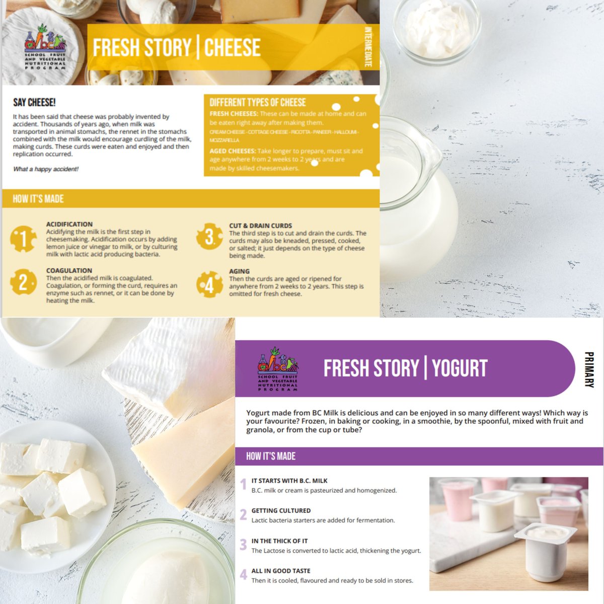 🥛Dairy Good News! We’re excited to unveil fresh stories on cheese and yogurt in our Spotlight Series on Dairy! Enhance your classroom with BCAITC’s new tools and make dairy education fun &amp; informative! 
Visit: bcaitc.ca/resources/spot…!   🐄✨ <a href="/BCMilk/">BC Dairy</a>