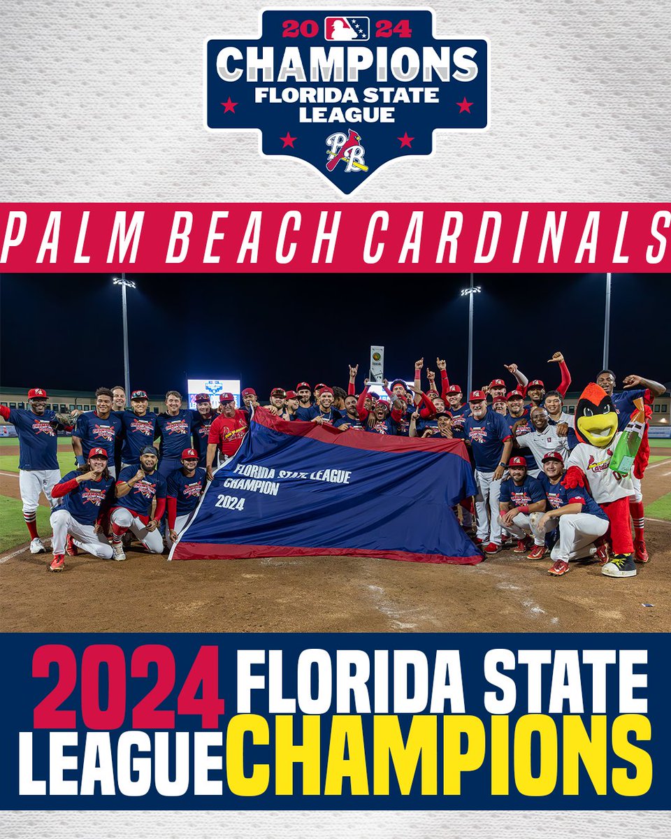 YOUR BEACH BIRDS ARE THE 2024 FLORIDA STATE LEAGUE CHAMPIONS!!!!!!