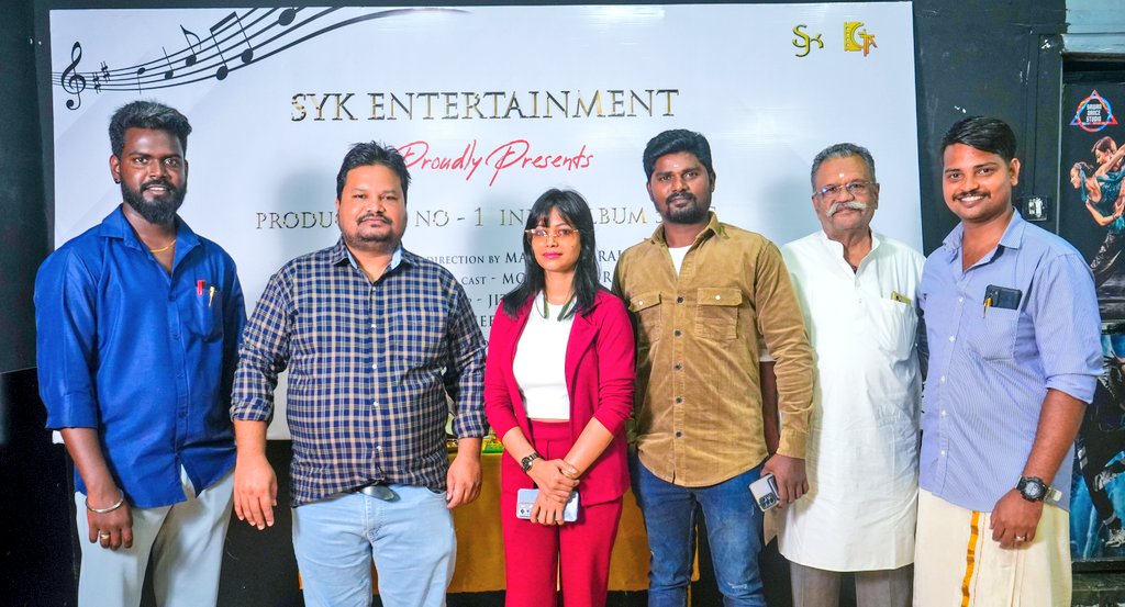 dineshraj22's tweet photo. Happy to announce that, now we are started a new indie album song project under the banner of SYK ENTERTAINMENT by Mohan PR.🎬🥳

Starring - Mohan | Neha 
Written &amp; Direction - Ma.Dineshraj
Cinematographer - Raju Srinivasan
Music - Umar | Editor - Prabhat
Choreographer - MJ Surya https://t.co/nsuaEAXXpW